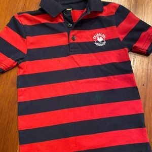 Striped uniform polo (artist)